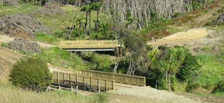 Two New Bridges on Great Barrier Island