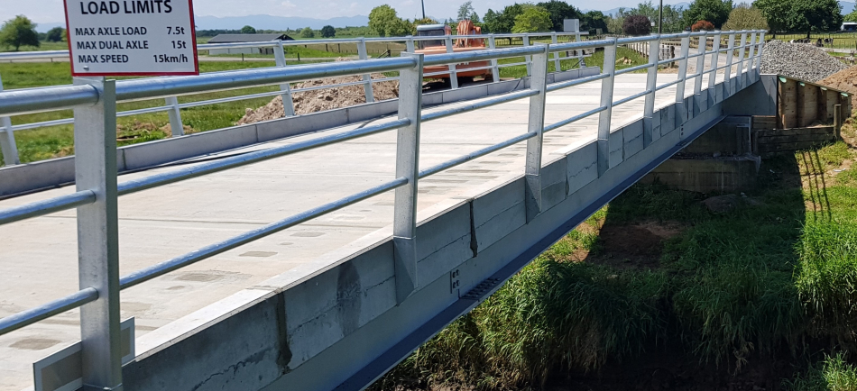 Steel and Concrete farm bridge