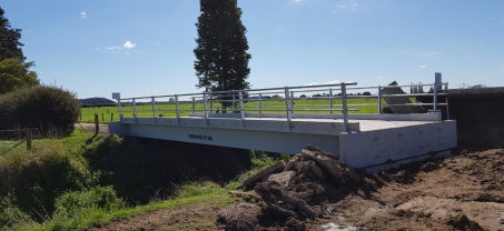 All Concrete Bridge Providing an Excellent on Farm Solution