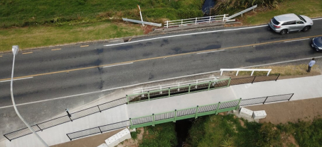 Composite Fibre Technology bridges improve pedestrian safety at Waihi Beach